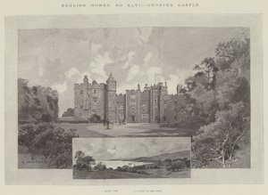 Castello di Dunster da Charles Auguste Loye